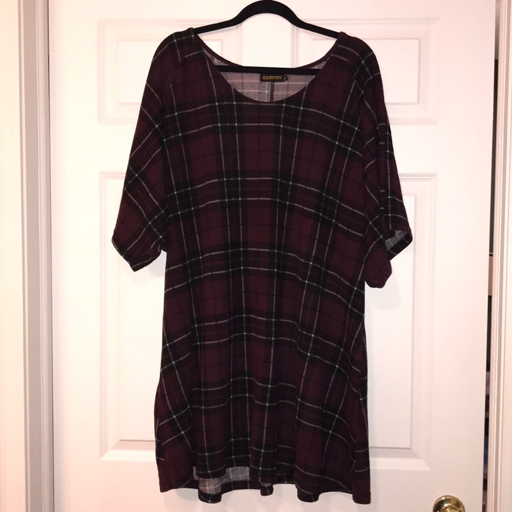 Plaid Tunic 1x